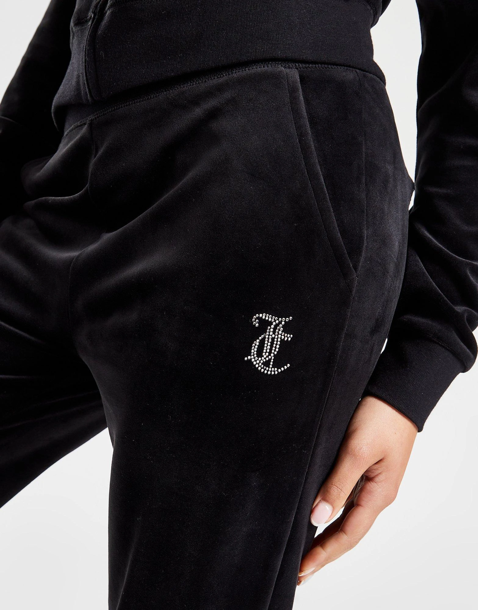 JUICY COUTURE Diamante Velour Joggingbukser Dame - Billede 4