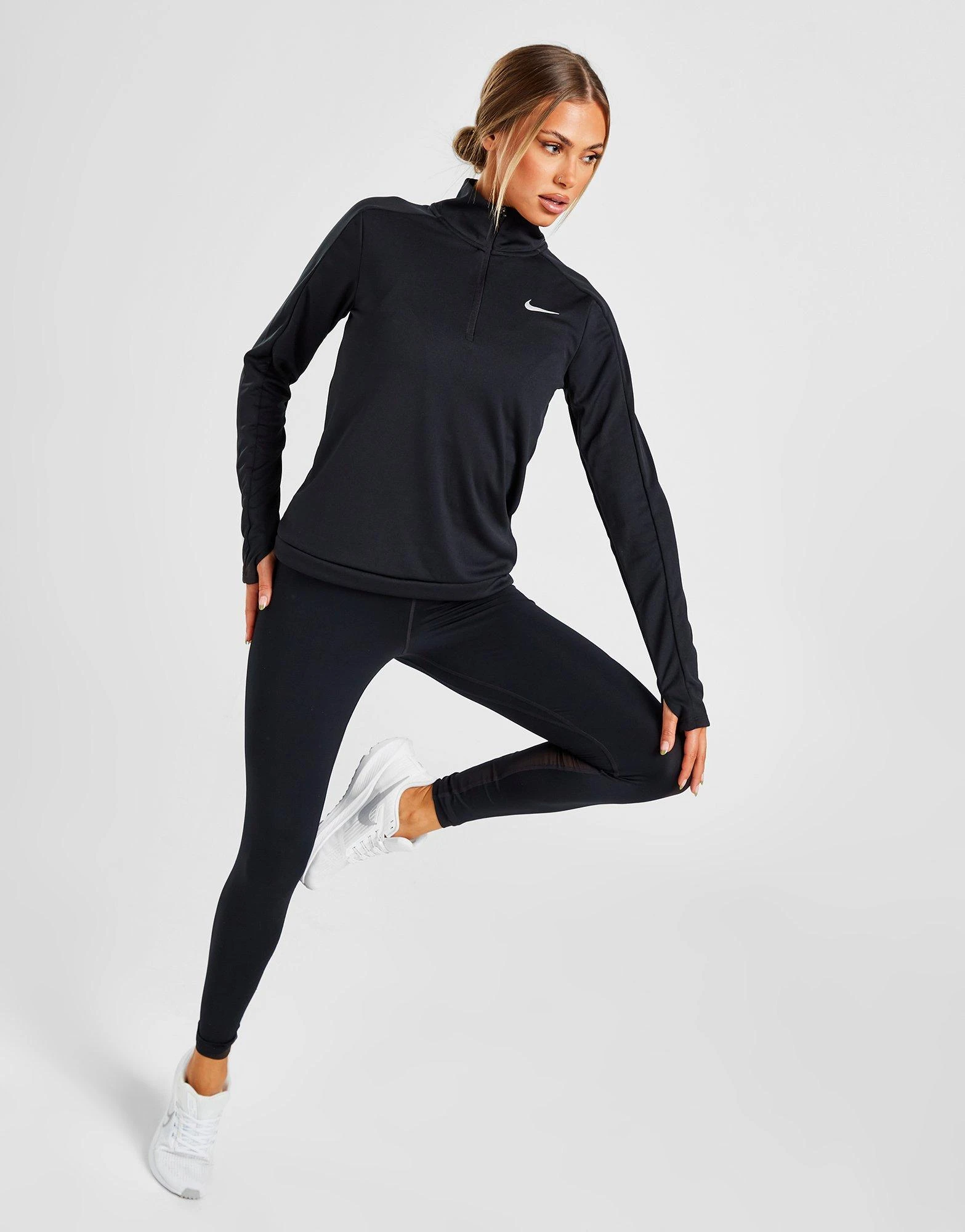 Nike Pacer 1/4 Lynlås Top Dame - Billede 4