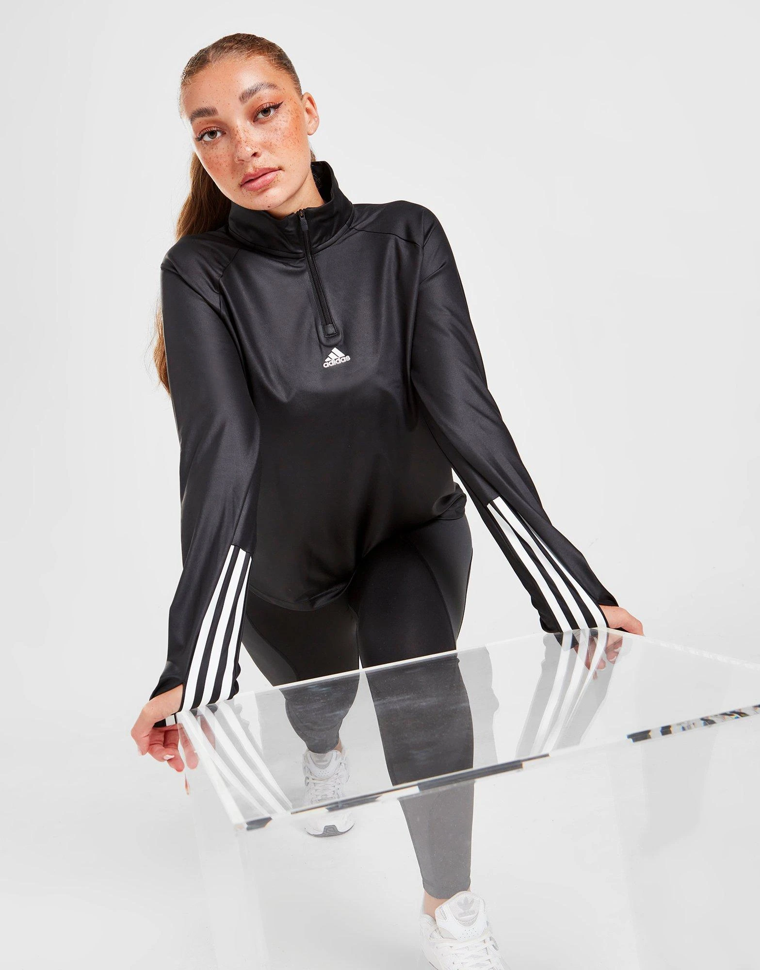 Adidas Glam 1/4 Zip Top - Billede 3