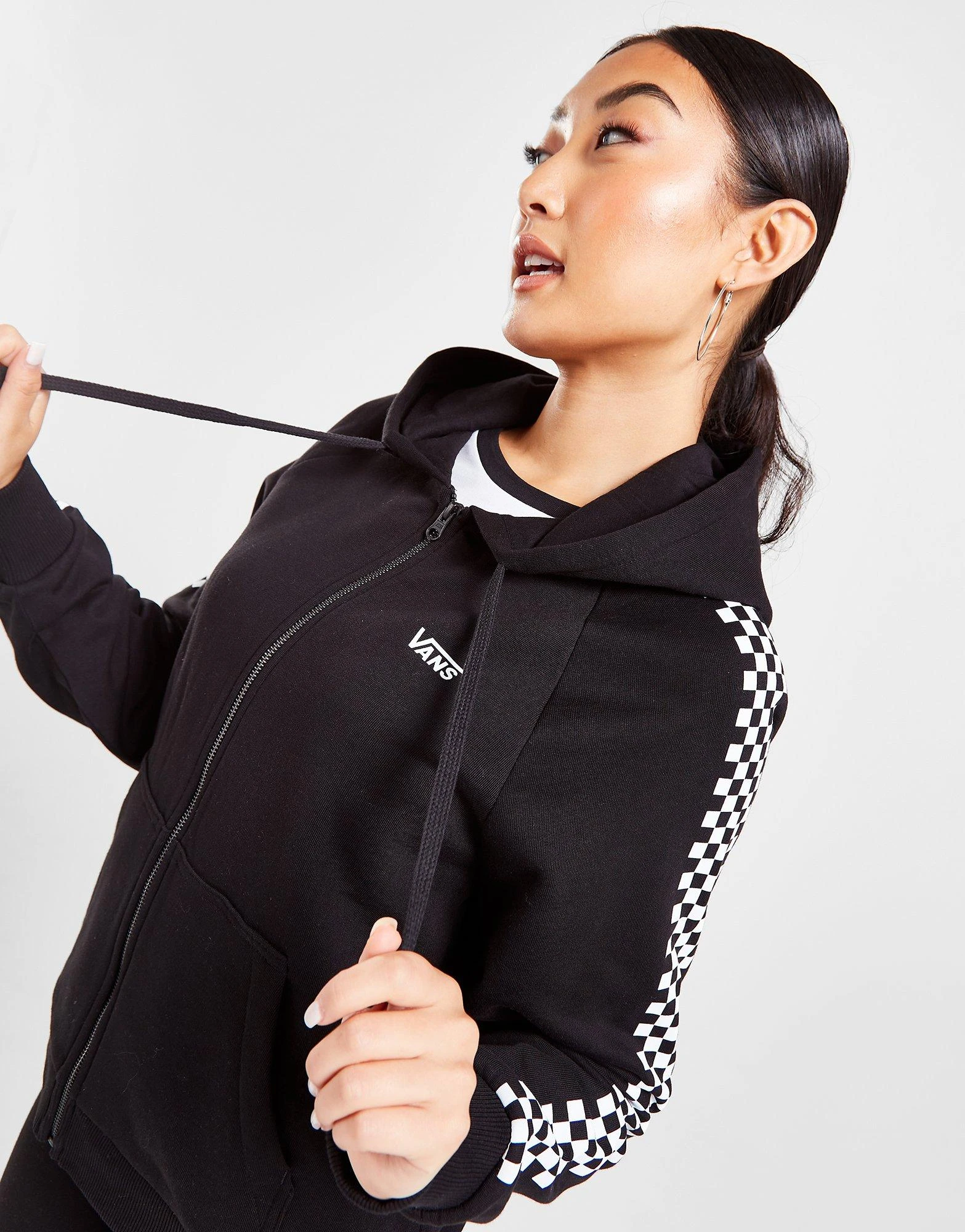 Vans Checkerboard Full Zip Hoodie - Billede 3