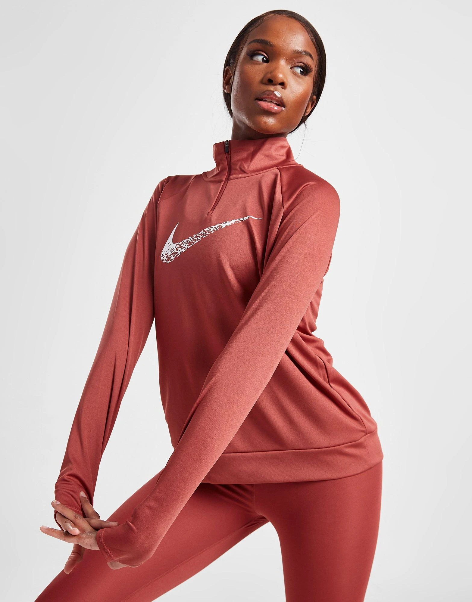 Nike Running Swoosh 1/4 Zip Dri-FIT Top - Billede 2