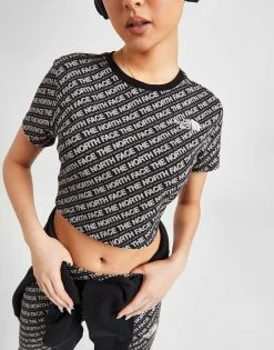 The North Face All Over Print Slim T-Shirt Dame
