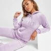 JUICY COUTURE Diamante Velour Full Zip Hættetrøje Dame