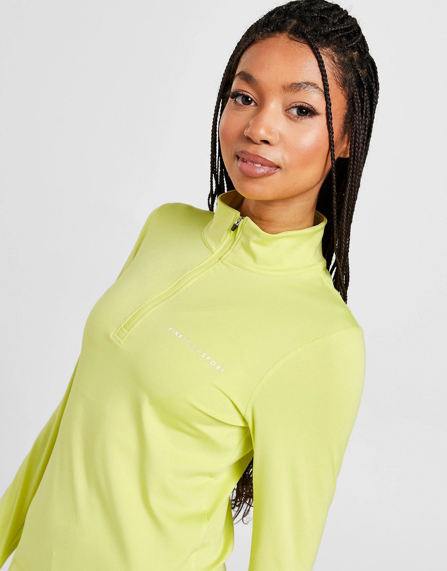 Pink Soda Sport Essential Core 1/4 Zip Trøje Dame - Billede 2