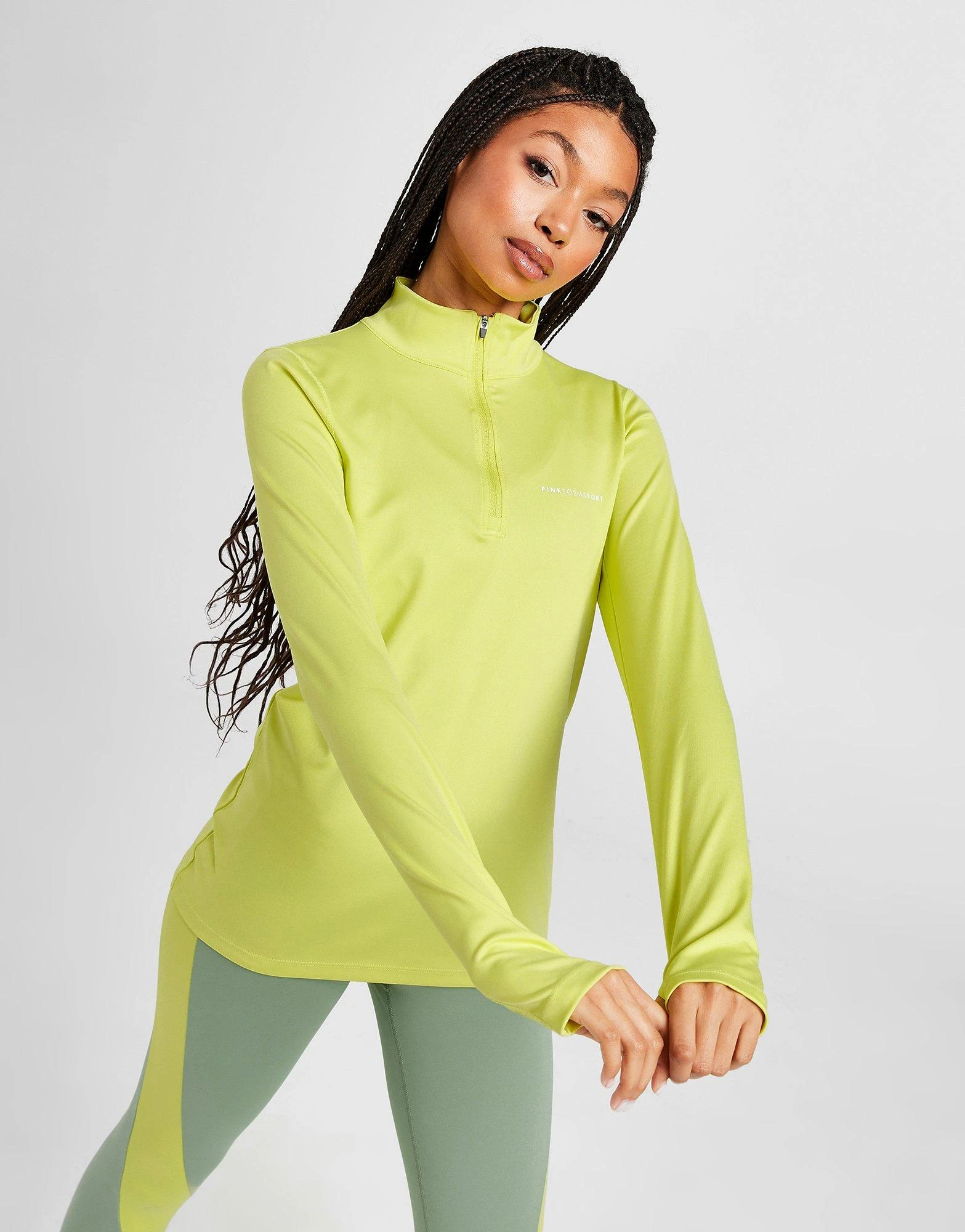 Pink Soda Sport Essential Core 1/4 Zip Trøje Dame - Billede 3